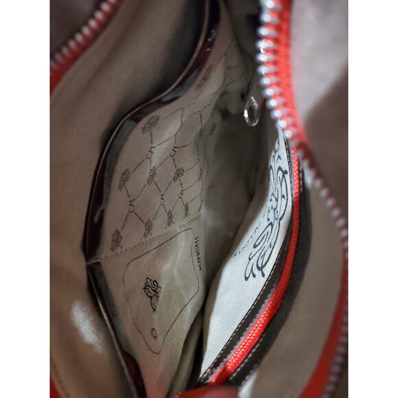 Corazon De Melon Floral Mexican Designer Adjustable Velour Canvas Crossbody Bag - Picture 7 of 11